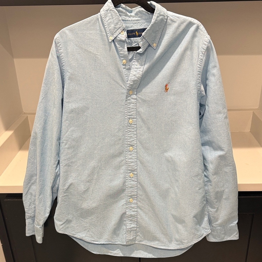 Ralph Lauren Light Blue Button-Down Oxford Shirt
